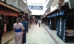 Osaka street in Edo period